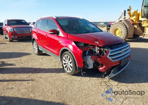 2017 Ford Escape Titanium из США, поврежденный, VIN 1FMCU0J98HUE07191